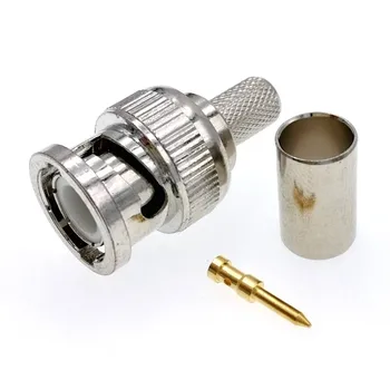 10pcs BNC Male Center Crimp RF Connector For RG-8X LMR240 LMR-240 Cable 50ohm
10pcs BNC Male Center Crimp RF Connector For RG-8X LMR240 LMR-240 Cable 50ohm