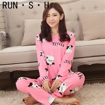 Cartoon Lovely Mickey Pajamas Calf Duck Pattern Shredded Milk Long Sleeve Pajamas Ms Leisure Loose Home Outfit Sleepwear
Cartoon Lovely Mickey Pajamas Calf Duck Pattern Shredded Milk Long Sleeve Pajamas Ms Leisure Loose Home Outfit Sleepwear