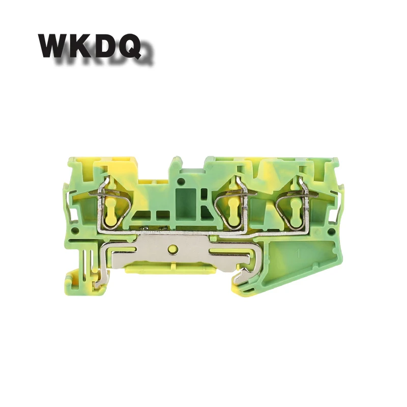 10pcs ST 4-Twin-PE Equivalent to PHOENIX Ground Din Rail Spring-cage Terminal Block PE With The Same Shape to Universal
10pcs ST 4-Twin-PE Equivalent to PHOENIX Ground Din Rail Spring-cage Terminal Block PE With The Same Shape to Universal