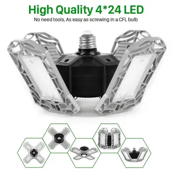 360 Degree P -12 120W Triple Garage Deformable Light Glow Garage Light Interior Premium Light LED Garage Lights
360 Degree P -12 120W Triple Garage Deformable Light Glow Garage Light Interior Premium Light LED Garage Lights