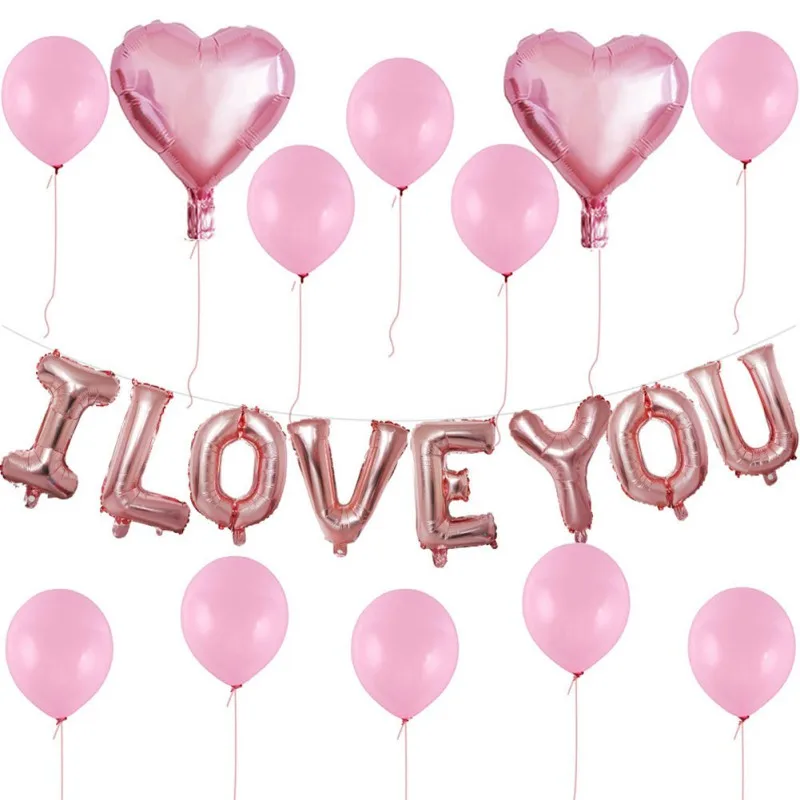 21pcs/set Valentine's Day Letter Balloon Concise Balloon Wedding Decoration Aluminum Foil Balloon Set
21pcs/set Valentine's Day Letter Balloon Concise Balloon Wedding Decoration Aluminum Foil Balloon Set