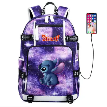 Stitch travel bag School Bag usb charging canvas shoulder bag Lilo And Stitch Teenagers Backpack Laptop bag 
Stitch travel bag School Bag usb charging canvas shoulder bag Lilo And Stitch Teenagers Backpack Laptop bag