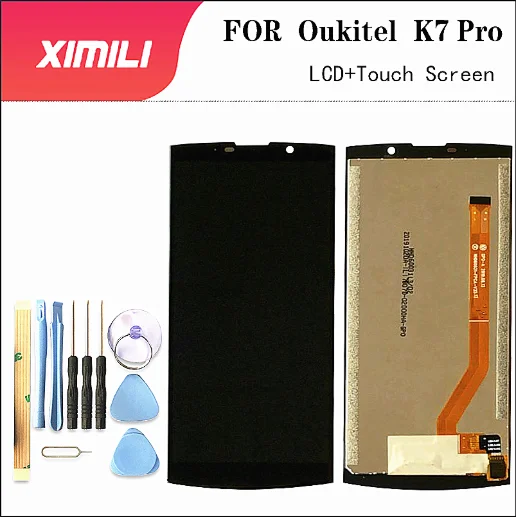 6.0 inch For OUKITEL K7 Pro LCD Display+Touch Screen 100% Original Tested LCD Digitizer Glass Panel Replacement For K7 PRO+Tools
6.0 inch For OUKITEL K7 Pro LCD Display+Touch Screen 100% Original Tested LCD Digitizer Glass Panel Replacement For K7 PRO+Tools