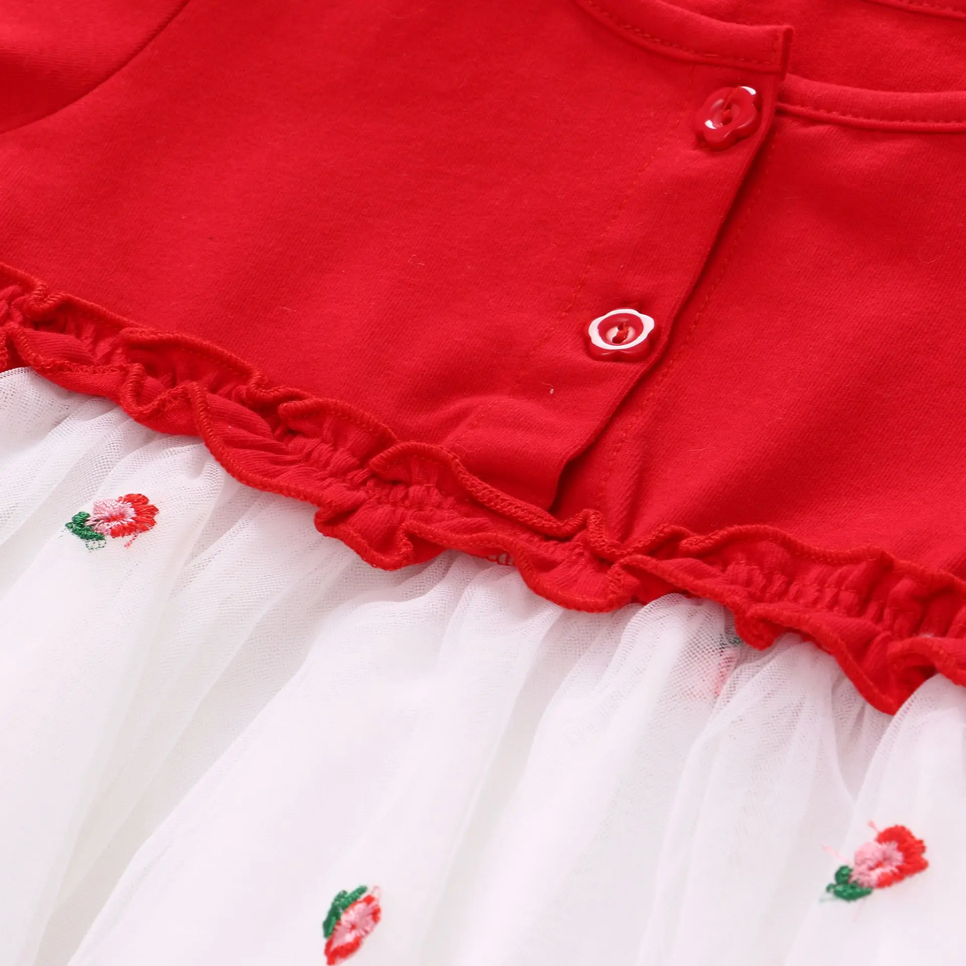 Dance ling die Childrenswear Girls Dress 2019 Autumn New Style Red Stitching Long Sleeve Mesh Dress 
Dance ling die Childrenswear Girls Dress 2019 Autumn New Style Red Stitching Long Sleeve Mesh Dress