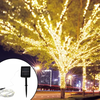 200LED Christmas Solar String Light Sensitive Light Control 8 Modes Indoor Outdoor Landscape Christmas Tree Lamp Home Decoration 
200LED Christmas Solar String Light Sensitive Light Control 8 Modes Indoor Outdoor Landscape Christmas Tree Lamp Home Decoration