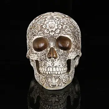 Resin Bone Head Craft Home Decorations Skull Shape Halloween Craft Diy Artificial Skull Halloween Decor Festival Party Supplies 
Resin Bone Head Craft Home Decorations Skull Shape Halloween Craft Diy Artificial Skull Halloween Decor Festival Party Supplies