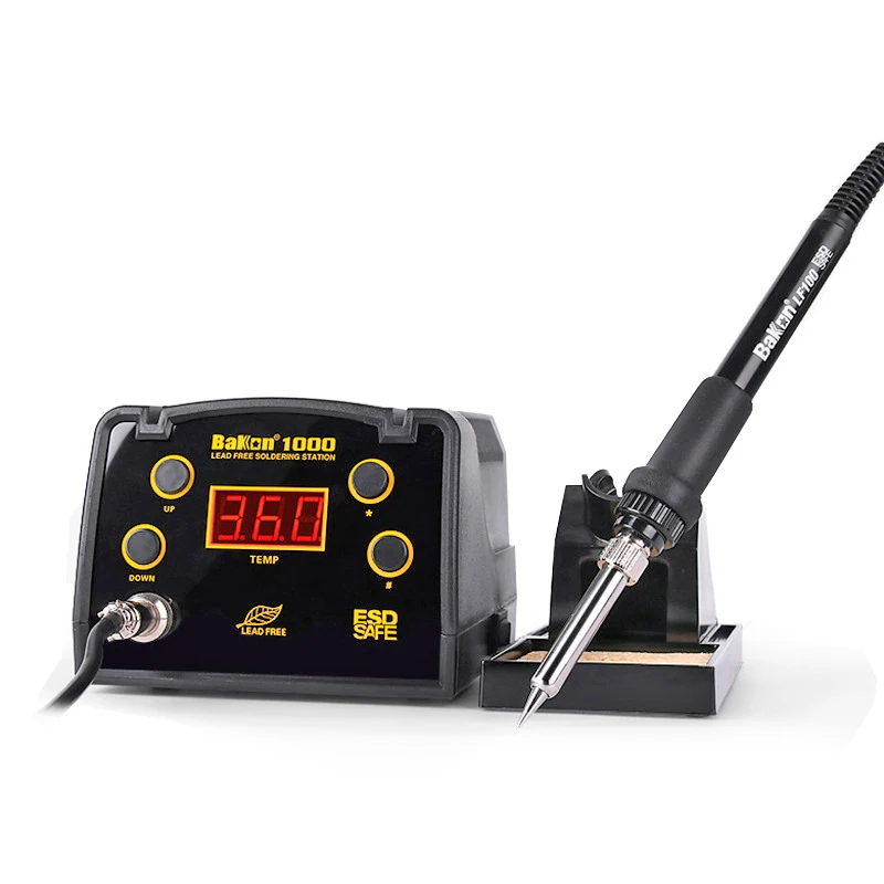 BK1000 Lead-free Soldering Station Adjustable Electric Iron 90W Power Digital Display BK2000 High Frequency Eddy Current
BK1000 Lead-free Soldering Station Adjustable Electric Iron 90W Power Digital Display BK2000 High Frequency Eddy Current