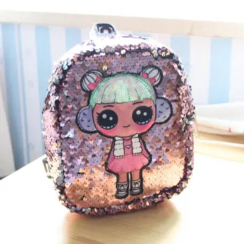 2020 New Surprise Doll Backpack Female Student Children Fashion LED Colorful Lights Outdoor Sequins Small Backpack
2020 New Surprise Doll Backpack Female Student Children Fashion LED Colorful Lights Outdoor Sequins Small Backpack