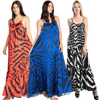 Women Summer Digital Printed Sleeveless Suspenders Pleated Loose Maxi Dress Sexy Party Club Dresses Beach Cover Up Pareo
Women Summer Digital Printed Sleeveless Suspenders Pleated Loose Maxi Dress Sexy Party Club Dresses Beach Cover Up Pareo