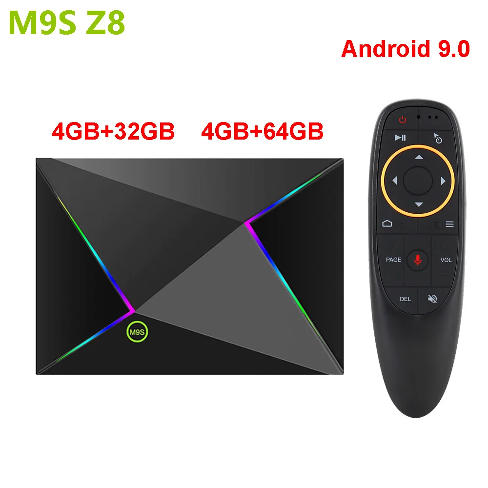 M9S Z8 Allwinner H6 Quad Core Android 9.0 Smart Tv Box 4GB RAM 32GB ROM 2.4G Wifi Set Top Box 6K H.265 Youtube Media Player
M9S Z8 Allwinner H6 Quad Core Android 9.0 Smart Tv Box 4GB RAM 32GB ROM 2.4G Wifi Set Top Box 6K H.265 Youtube Media Player