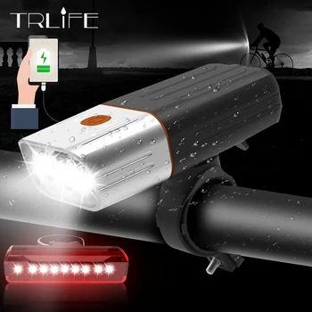 5200mAh LED Bike Light 3* L2/T6 USB Rechargeable Bicycle Light as Power Bank MTB Headlight &Taillight Safety Bike Accessories
5200mAh LED Bike Light 3* L2/T6 USB Rechargeable Bicycle Light as Power Bank MTB Headlight &Taillight Safety Bike Accessories