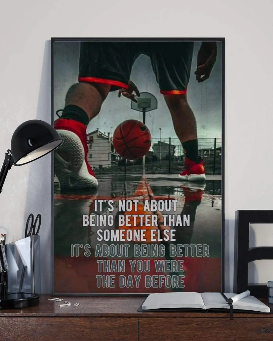 Eeypy Tin Sign Vintage Basketball It is not About Being Better Than Someone Else it is About Being Better Than You were The Day
Eeypy Tin Sign Vintage Basketball It is not About Being Better Than Someone Else it is About Being Better Than You were The Day