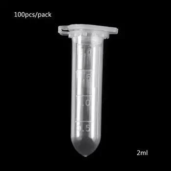 100Pcs 2ml Clear Plastic Vials Container Snap Cap Centrifuge Tubes Vials Sample Lab Container
100Pcs 2ml Clear Plastic Vials Container Snap Cap Centrifuge Tubes Vials Sample Lab Container