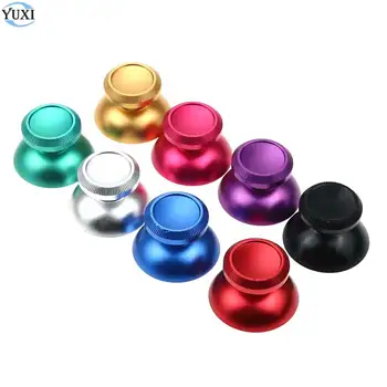 

YuXi 2pcs Metal 3D Analog Joystick Stick Grips Caps Replacement Repair Parts for Sony Playstation DualShock 4 PS4 Controller