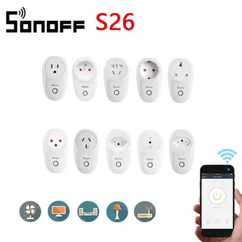 Itead Sonoff S20 EU Version WiFi Smart Home Wireless Socket APP Remote Controlled Via EWeLink Work With Alexa Google Home IFTTT
Itead Sonoff S20 EU Version WiFi Smart Home Wireless Socket APP Remote Controlled Via EWeLink Work With Alexa Google Home IFTTT