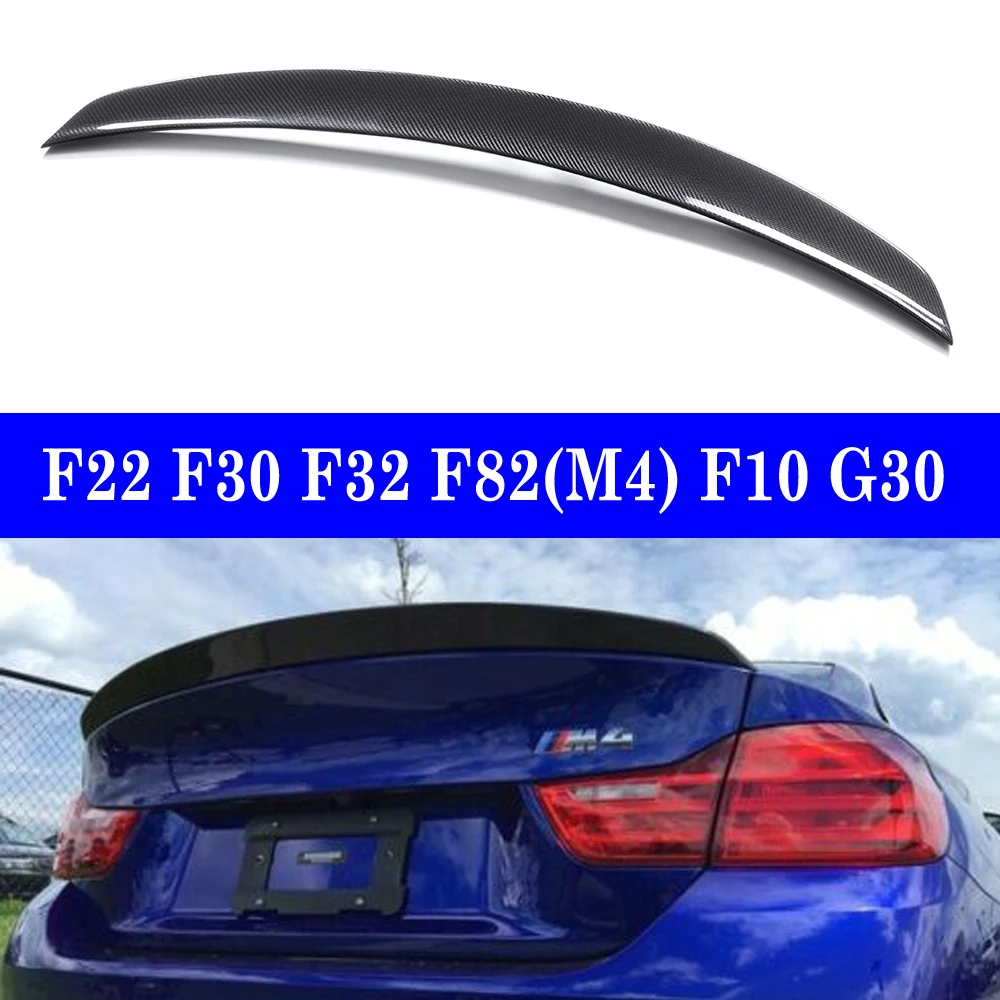 Carbon Spoiler Car Boot Lip For BMW 2 3 4 5 Series F22 F30 F32 F82 M4 F10 G30 3D Tape
Carbon Spoiler Car Boot Lip For BMW 2 3 4 5 Series F22 F30 F32 F82 M4 F10 G30 3D Tape