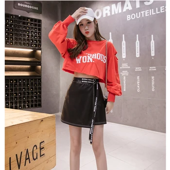 Autumn Winter Women's Skirts Korean Style High Waist Pure Color Irregular Short Skirt New Belt Thin A-line Female Skirt LL633
Autumn Winter Women's Skirts Korean Style High Waist Pure Color Irregular Short Skirt New Belt Thin A-line Female Skirt LL633