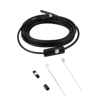 5.5mm Lens 3.5M Length 480P Android smartphone Endoscope 6LED Waterproof Inspection Borescope Camera USB Soft Cable CCD sensor
5.5mm Lens 3.5M Length 480P Android smartphone Endoscope 6LED Waterproof Inspection Borescope Camera USB Soft Cable CCD sensor