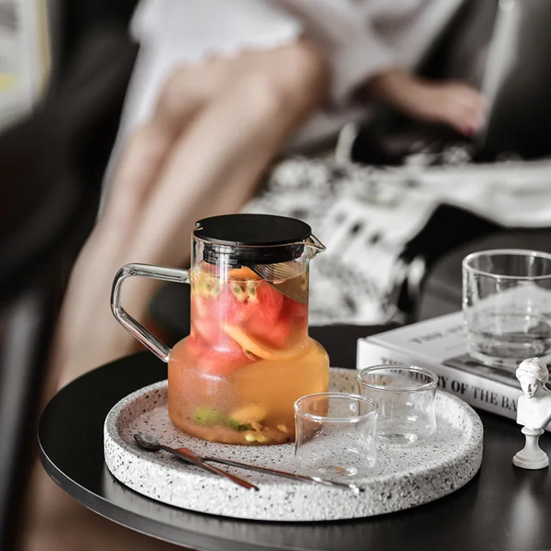 Glass Teapot Nordic-Style Heat-Resistant Glass Jug Coffee Pot with Filter Fruit Flower Teapot Household Bubble Red Teapot
Glass Teapot Nordic-Style Heat-Resistant Glass Jug Coffee Pot with Filter Fruit Flower Teapot Household Bubble Red Teapot