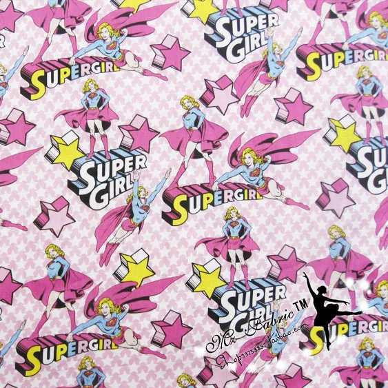 145*50cm Superwoman cotton Fabric Baby Shirt skirt Diy Handmade Craft Bedding Home Cloth Purse Quilt
145*50cm Superwoman cotton Fabric Baby Shirt skirt Diy Handmade Craft Bedding Home Cloth Purse Quilt