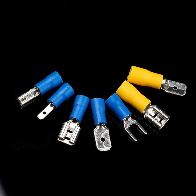 280Pcs/Set Assorted Insulated Spade Crimp Terminal Butt Electrical Wire Cold-Pressure Terminal Red/Blue/Yellow with Box
280Pcs/Set Assorted Insulated Spade Crimp Terminal Butt Electrical Wire Cold-Pressure Terminal Red/Blue/Yellow with Box