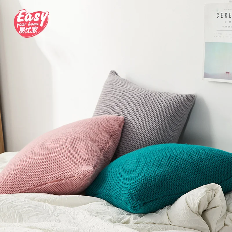 45X45 Handmade Knitted Woolen Pillowcase Fish Scale Solid Color Sofa Backrest Cushion Cover Home Office Decorative Pillow Case
45X45 Handmade Knitted Woolen Pillowcase Fish Scale Solid Color Sofa Backrest Cushion Cover Home Office Decorative Pillow Case