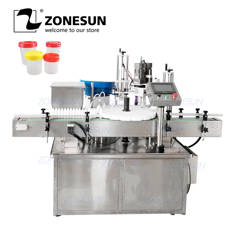 ZONESUN Desktop Electric Plastic Glass Crystal Water Perfume Shampoo Cosmetic Nail Polish Bottle Automatic Capping Machine
ZONESUN Desktop Electric Plastic Glass Crystal Water Perfume Shampoo Cosmetic Nail Polish Bottle Automatic Capping Machine