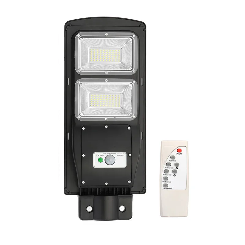 Waterproof IP67 60W 120 LED Solar Lamp with Remote Wall Street Light Radar Induction Outdoor Timing Lamp Courtyard lighting
Waterproof IP67 60W 120 LED Solar Lamp with Remote Wall Street Light Radar Induction Outdoor Timing Lamp Courtyard lighting
