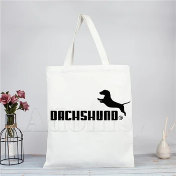 Dachshund Women Female Foldable Canvas Shoulder Bag Canvas Tote Eco Shopping Bag Canvas Tote Bag Casual HandBag Daily Use
Dachshund Women Female Foldable Canvas Shoulder Bag Canvas Tote Eco Shopping Bag Canvas Tote Bag Casual HandBag Daily Use