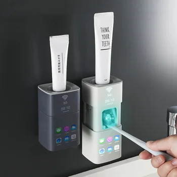 GURET Automatic Toothpaste Squeezer Plastic Dust-proof Toothpaste Dispenser Lazy Tube Squeezer Home Bathroom Accessories Sets
GURET Automatic Toothpaste Squeezer Plastic Dust-proof Toothpaste Dispenser Lazy Tube Squeezer Home Bathroom Accessories Sets