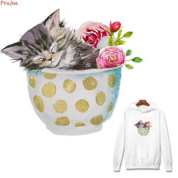 Prajna Cat Patches For Clothes Stripes Iron On Transfers Iron On Thermo Stickers Heat Transfer Vinyl Cute Animal Appliques Decor
Prajna Cat Patches For Clothes Stripes Iron On Transfers Iron On Thermo Stickers Heat Transfer Vinyl Cute Animal Appliques Decor