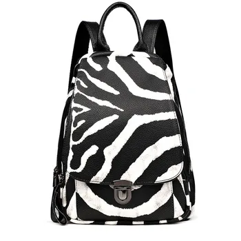 Zebra Pattern Women Leather School Bags for Teenage Girls Anti Theft Backpack Ladies Mochila Feminina Ruckpack Sac A Dos Femme
Zebra Pattern Women Leather School Bags for Teenage Girls Anti Theft Backpack Ladies Mochila Feminina Ruckpack Sac A Dos Femme