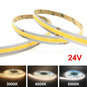 COB LED Strip Light High Density No Spot Flexible FOB COB LED Strip 24V 512 leds/m for TV Background Car Decor 3000K 4000K 6000K
COB LED Strip Light High Density No Spot Flexible FOB COB LED Strip 24V 512 leds/m for TV Background Car Decor 3000K 4000K 6000K