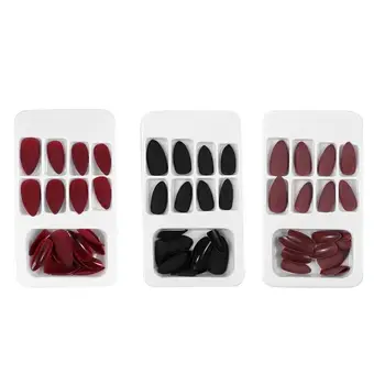 72PCS Short PVC Self-Adhesive Fake Nail Tips Nail Patch Manicure Decals Nail Sticker For Girls Women Ladies
72PCS Short PVC Self-Adhesive Fake Nail Tips Nail Patch Manicure Decals Nail Sticker For Girls Women Ladies
