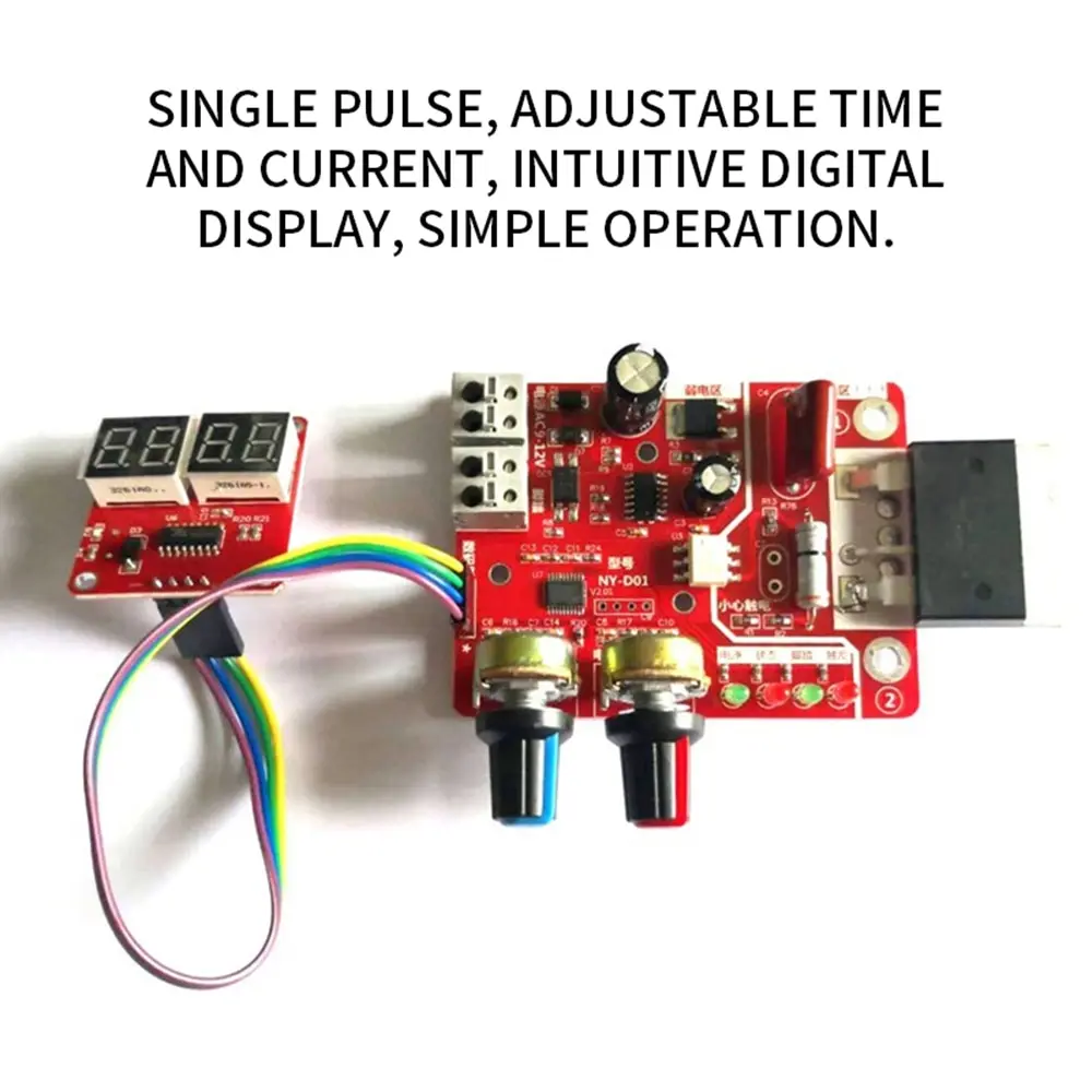 100A Spot Welders control Board Digital display Spot welding time and current controller panel timing Ammeter
100A Spot Welders control Board Digital display Spot welding time and current controller panel timing Ammeter