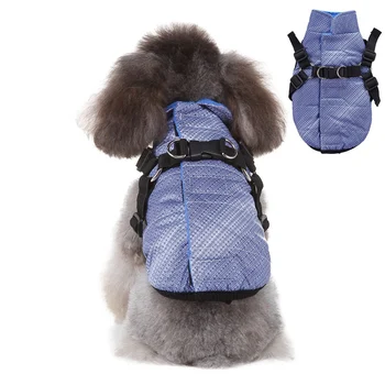Warm Dog Clothes Dual Functional Pet Windbreaker With Harness Warm Coat Puppy Outfit Vest
Warm Dog Clothes Dual Functional Pet Windbreaker With Harness Warm Coat Puppy Outfit Vest