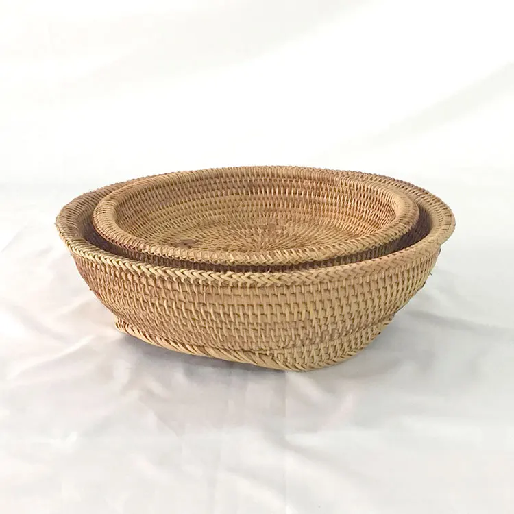 Viet Nam Rattan Weaving Basket Hand-woven Crafts Natural Rattan Fruit Plate Storage Basket Sub-
Viet Nam Rattan Weaving Basket Hand-woven Crafts Natural Rattan Fruit Plate Storage Basket Sub-