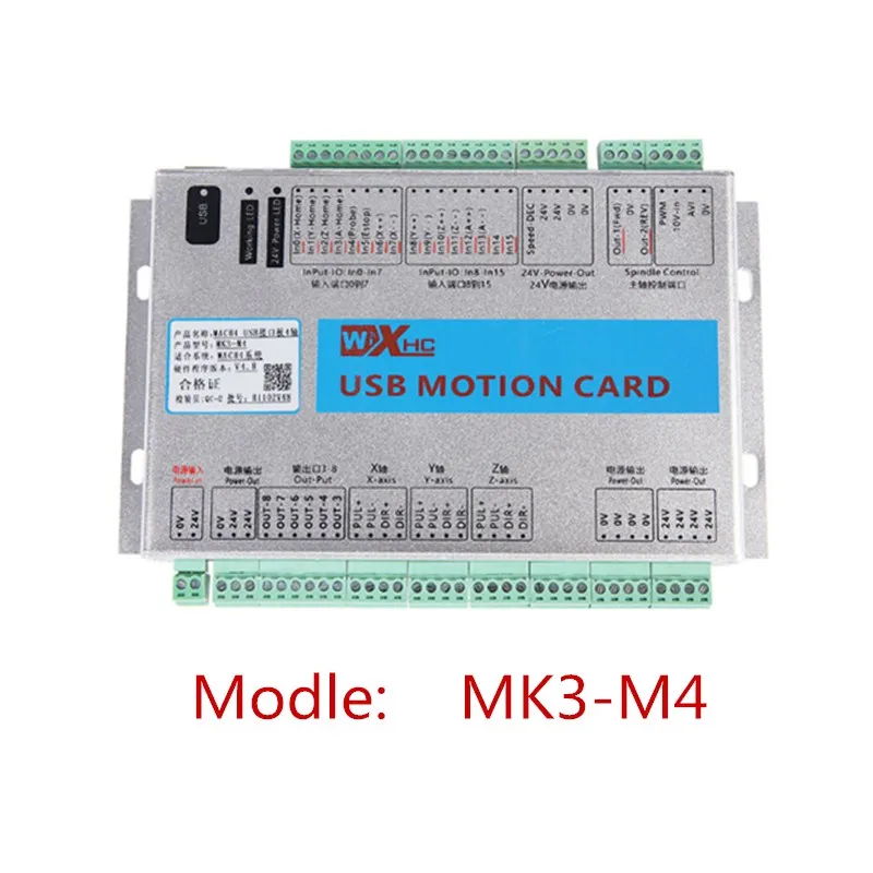 MACH4 control card CNC USB controller engraving machine motion control card interface board 3/4/6 axis board
MACH4 control card CNC USB controller engraving machine motion control card interface board 3/4/6 axis board