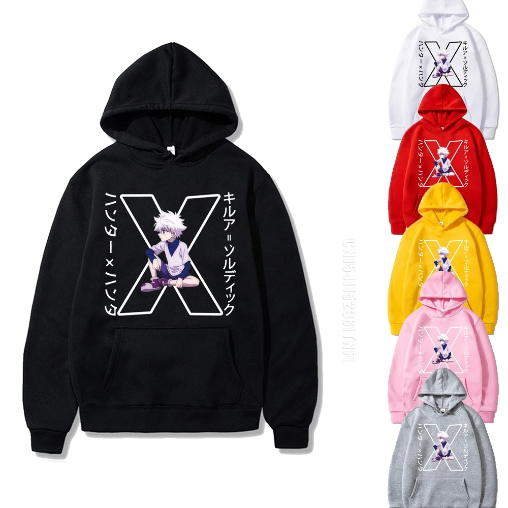 Толстовка Kawaii Hunter X Hunter Мужская, смешная Мужская толстовка в стиле унисекс, аниме Killua Zoldyck
Толстовка Kawaii Hunter X Hunter Мужская, смешная Мужская толстовка в стиле унисекс, аниме Killua Zoldyck