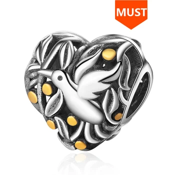 SG Fashion 925 sterling silver Heart charms Bird Animal beads for Europe bracelets jewelry making wholesale diy Christmas
SG Fashion 925 sterling silver Heart charms Bird Animal beads for Europe bracelets jewelry making wholesale diy Christmas