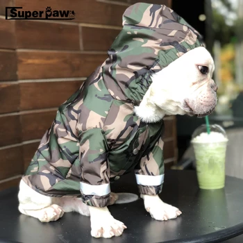 New Pet Dog Raincoat Clothes For Small Dog Camouflage Waterproof Clothes Raining Rain Coat Outdoor Costumes French Bulldog AQC11
New Pet Dog Raincoat Clothes For Small Dog Camouflage Waterproof Clothes Raining Rain Coat Outdoor Costumes French Bulldog AQC11