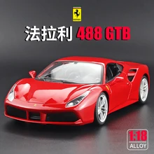 Meritor Genuine Ferrari 488 Ctb Simulation Car Model Diecast Toy Car Alloy Car Model Ornaments 1/18 Boy Sports Car
Meritor Genuine Ferrari 488 Ctb Simulation Car Model Diecast Toy Car Alloy Car Model Ornaments 1/18 Boy Sports Car