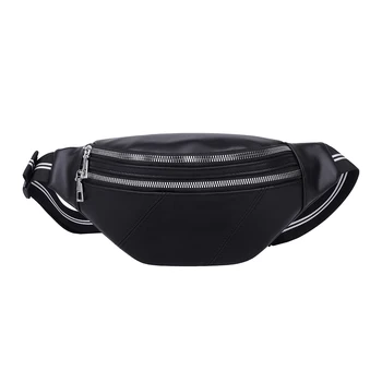 Fashion PU Leather Waist Bag Women Solid Color Money Double Layer Zipper Fanny Belt Bum Pouch Outdoor Travel Street Chest Pack
Fashion PU Leather Waist Bag Women Solid Color Money Double Layer Zipper Fanny Belt Bum Pouch Outdoor Travel Street Chest Pack