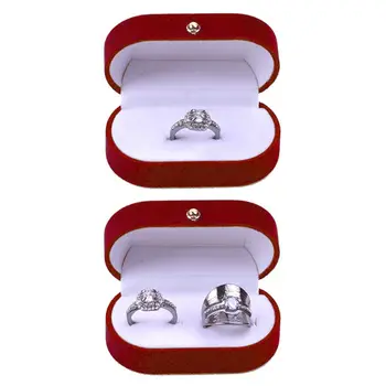 Luxurious Velvet Oval Shape Red Ring Wedding Jewelry Box for Engagement Proposal Q0KE
Luxurious Velvet Oval Shape Red Ring Wedding Jewelry Box for Engagement Proposal Q0KE