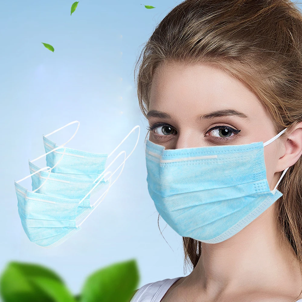 Hot Sale 3 Layers Non-woven Disposable Protective Masks Dustproof Facial Cover Masks Maldehyde Prevent Bacteria Masks
Hot Sale 3 Layers Non-woven Disposable Protective Masks Dustproof Facial Cover Masks Maldehyde Prevent Bacteria Masks