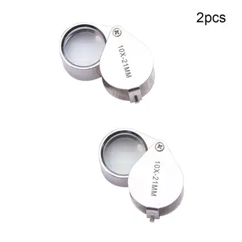 High Quality 1~2PCS Silver Round Magnifier 10X~30X Lens Diameter 21mm Whistle Shape Foldable Jewelry Coins Stamps Magnifiers
High Quality 1~2PCS Silver Round Magnifier 10X~30X Lens Diameter 21mm Whistle Shape Foldable Jewelry Coins Stamps Magnifiers