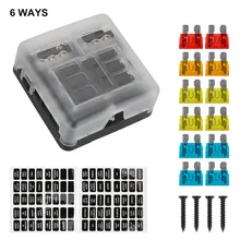 1PC Fuse Box Plastic Cover 6 Way 12 Way Blade Fuse Holder 12V 32V Fuse Box Holder 138.25*85*36.5mm Fuse Holders
1PC Fuse Box Plastic Cover 6 Way 12 Way Blade Fuse Holder 12V 32V Fuse Box Holder 138.25*85*36.5mm Fuse Holders