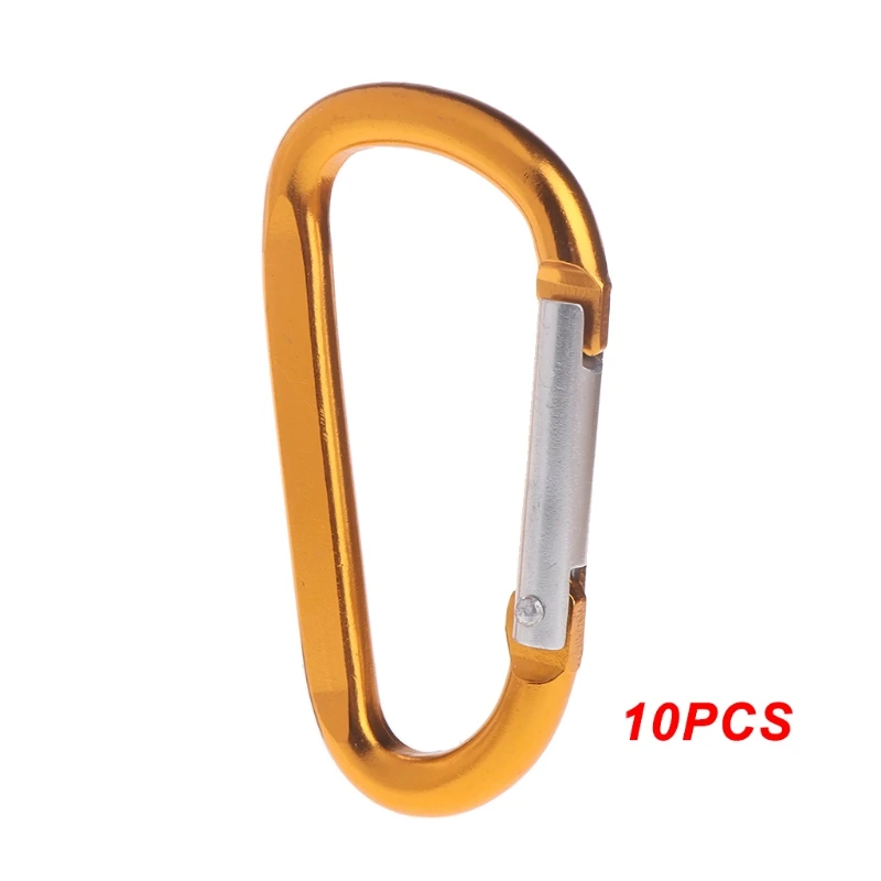 10Pcs Aluminum D Shape EDC Paracord Buckle Carabiner Key Chain Camping Hook Clip
10Pcs Aluminum D Shape EDC Paracord Buckle Carabiner Key Chain Camping Hook Clip