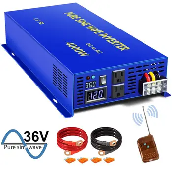 XYZ INVT 4000 watt 12v 24v 36v 48v dc to ac 120v 240V Pure Sine Wave Power Inverter with Wireless Remote Controller 
XYZ INVT 4000 watt 12v 24v 36v 48v dc to ac 120v 240V Pure Sine Wave Power Inverter with Wireless Remote Controller