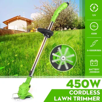 2020 NEW 3000mah 12V 450W Adjustable Rechargeable Wireless Grass Trimmer Electric Garden Push Lawnmower 1 Battery 1 Charger VDE
2020 NEW 3000mah 12V 450W Adjustable Rechargeable Wireless Grass Trimmer Electric Garden Push Lawnmower 1 Battery 1 Charger VDE
